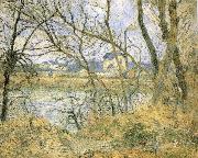 Camille Pissarro Pang plans spring Schwarz oil painting artist